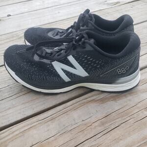 New Balance mens Dark Grey black M880v.9 athletic running shoes size 10